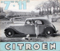 Preview: Citroen 7 CV - 11 CV Traction Avant 1938 Modelprogram Carbrochure (2685)